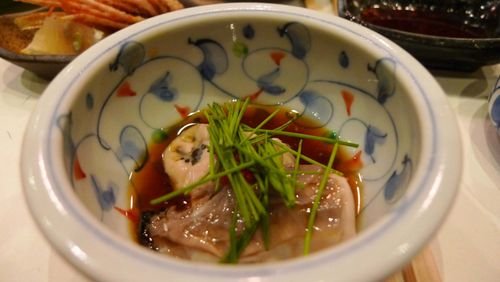 Oyster sashimi at Sushi Imamura
