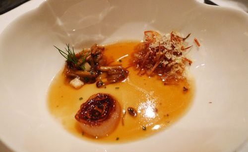 Beautiful food at The Ledbury