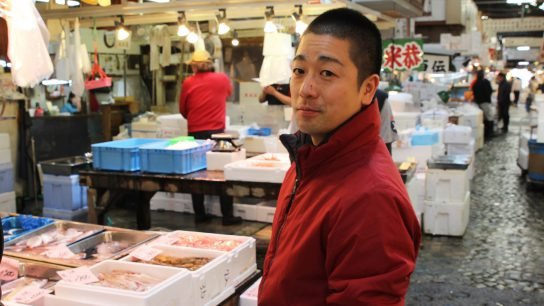Shopping at Tsukiji with Sugita san