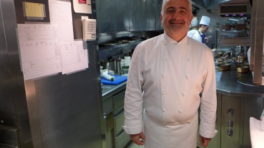 A legend at his kitchen