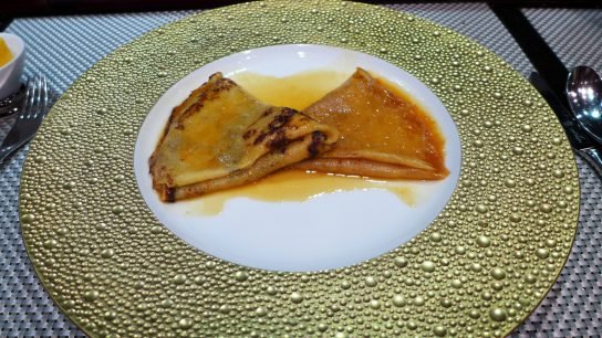 Crêpes à l’orange time at Robuchon