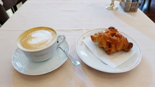 Cappuccino at Sant Ambroeus