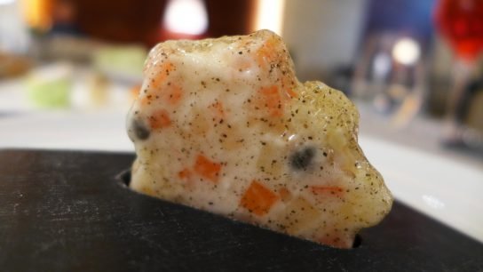 Caramelized “insalata russa” at Cracco, Milano