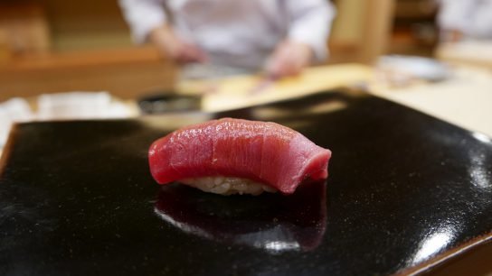 My October sushi affair: Saito, Sugita, Mitani