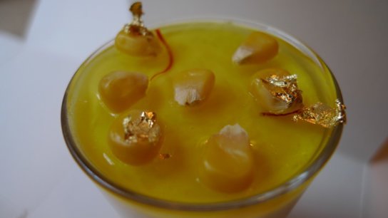 Potatoes in a dessert